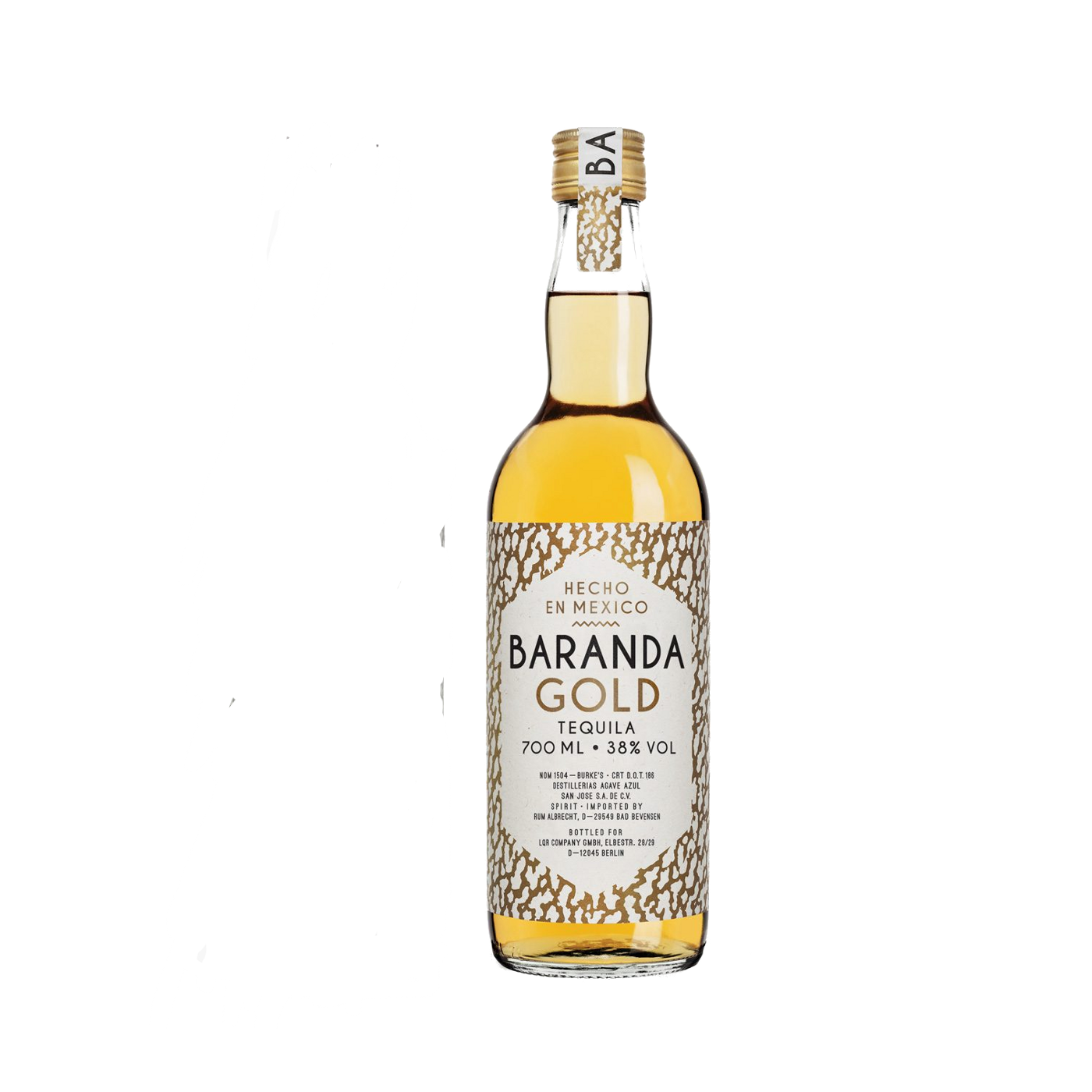 Tequila Baranda Gold 38% Vol Alc 0,7l LQR Company